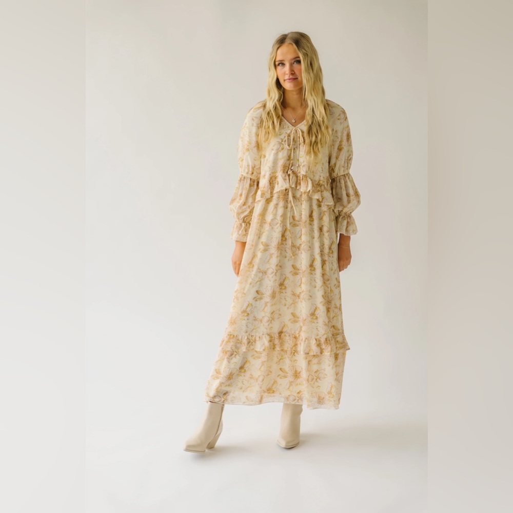 Bohemian Floral Maxi Dress